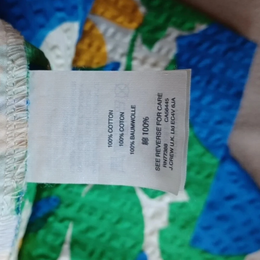 J. Crew 100% Cotton Morning Floral Tie Waist Skirt‎ Size 2